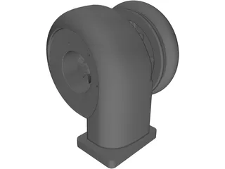 Turbo Charger Mechanism 3D Model preview