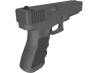 Glock 22 3D Model preview