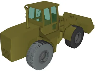 Front Loader 3D Model preview