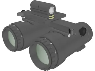 Anvis 9 NVG Goggles 3D Model preview