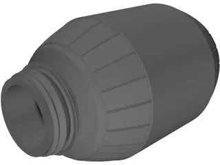 Mustard Bottle 3D Model preview