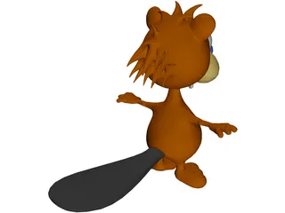 Beaver 3D Model preview