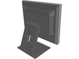 LG TFT Computer Monitor 3D Model preview
