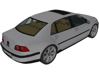 Volkswagen Phaeton 3D Model preview