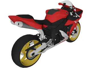 Yamaha YZF-R1 3D Model preview