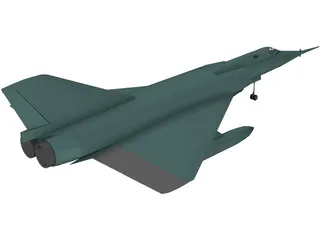Dassault Mirage IV 3D Model preview