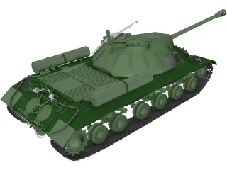 IS-3 Heavy Tank 3D Model preview