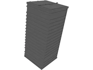 Container Shipping 20ft 3D Model preview