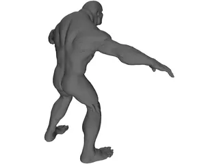 Monster 3D Model preview