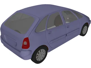 Citroen Xsara Picasso 3D Model preview