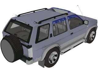 Nissan Terrano 3D Model preview