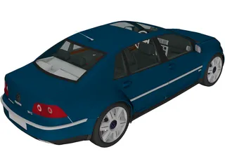Volkswagen Phaeton W12 3D Model preview