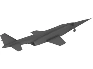Douglas X-3 Stiletto 3D Model preview