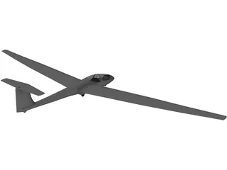 Schleicher ASK 21 Glider 3D Model preview