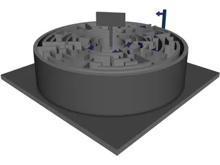 Maze 3D Model preview