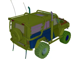 Jeep [Tuning] 3D Model preview
