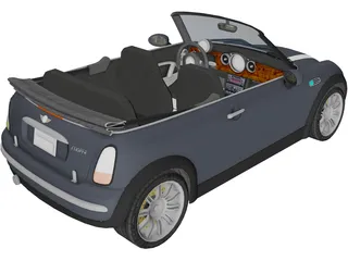 Mini Cooper Cabriolet 3D Model preview