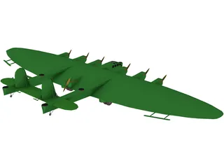Kalinin K-7 Giant 3D Model preview