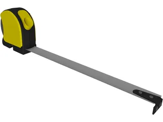 Retractible Tape Measure 3D Model preview