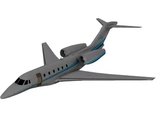 Cessna Citation X 3D Model preview