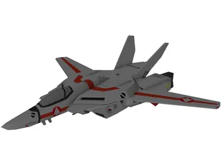 VF-1A 3D Model preview