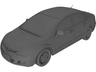 Honda Civic 3D Model preview
