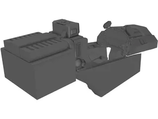 VF Cockpit 3D Model preview