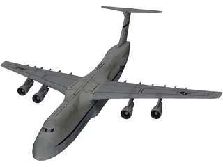 Lockheed C-5 Galaxy 3D Model preview