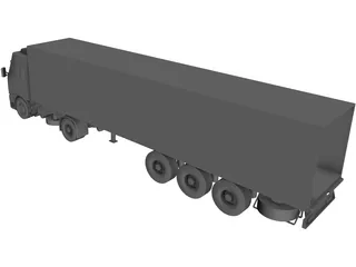 Volvo Remorque 3D Model preview