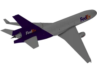 McDonnell Douglas/Boeing MD-11F FedEx 3D Model preview