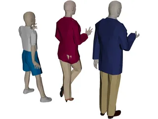 Family 3D Model preview