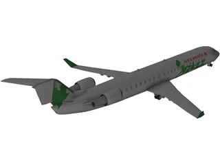 Bombardier CRJ-705 Air Canada Jazz 3D Model preview