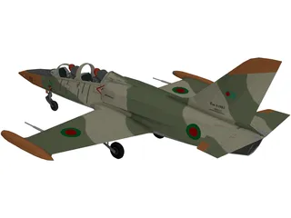 Aero L-39 Albatros Bangladesh Air Force 3D Model preview