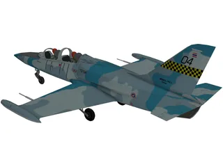 Aero L-39 Albatros Royal Thai 3D Model preview
