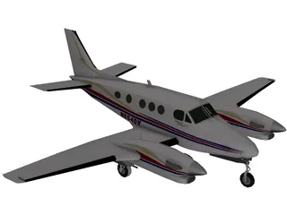 Beechcraft King Air C90GT 3D Model preview