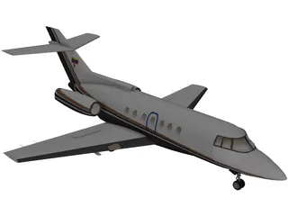 Hawker 850XP 3D Model preview