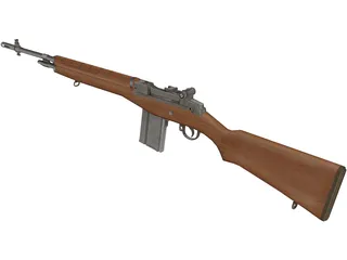 M14 Rifle 3D Model preview
