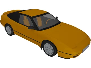 Nissan 240sx 3D Model preview