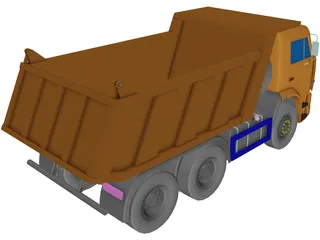 Kamaz 6520 3D Model preview