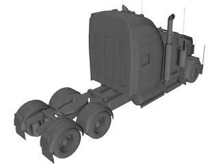 Peterbilt 379 3D Model preview