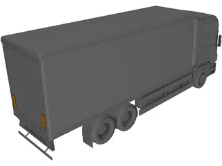 Scania Truck 3D Model preview