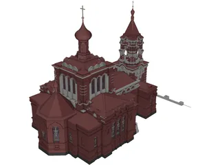 Church Russian 3D Model preview