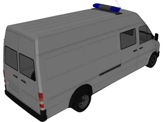 Ambulance 3D Model preview