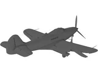 COBRA Airplane 3D Model preview