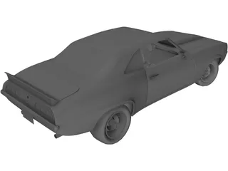 Chevrolet Camaro (1967) 3D Model preview