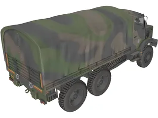 Renault GBC 180 Army Truck 3D Model preview