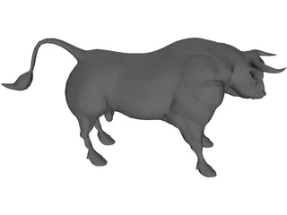 Bull 3D Model preview