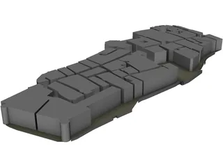 Pienza Italy 3D Model preview