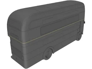 London Bus 3D Model preview