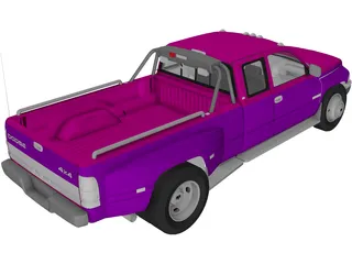 Dodge Ram 3500 (1994) 3D Model preview